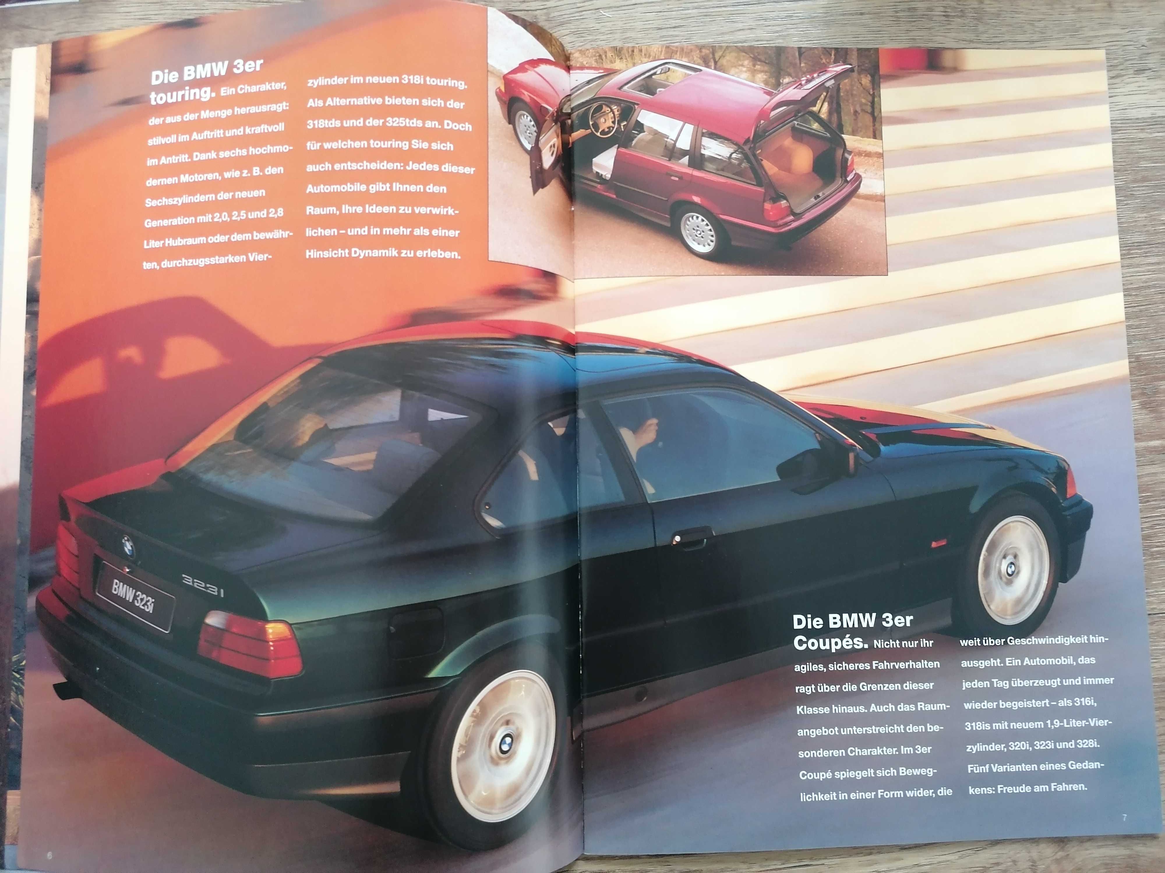 Prospekt BMW program 1996 rok.