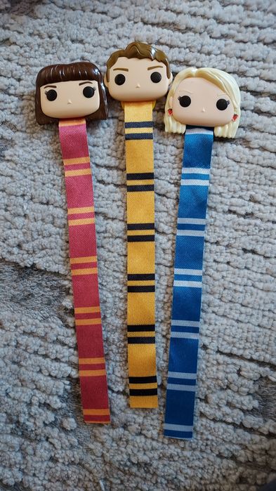 Kinder joy kolekcjonerskie zakładka linijka Harry Hermiona Cedric Luna