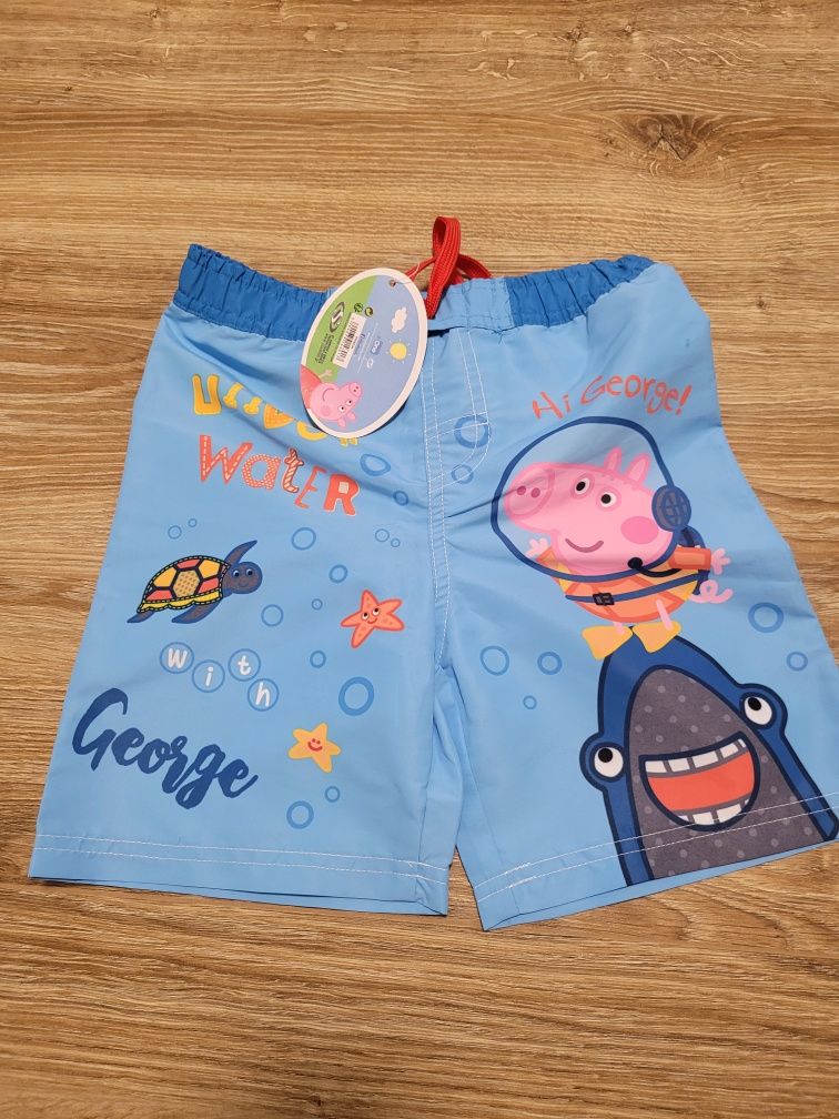 Kąpielówki nowe rozmiar 116 george świnka peppa