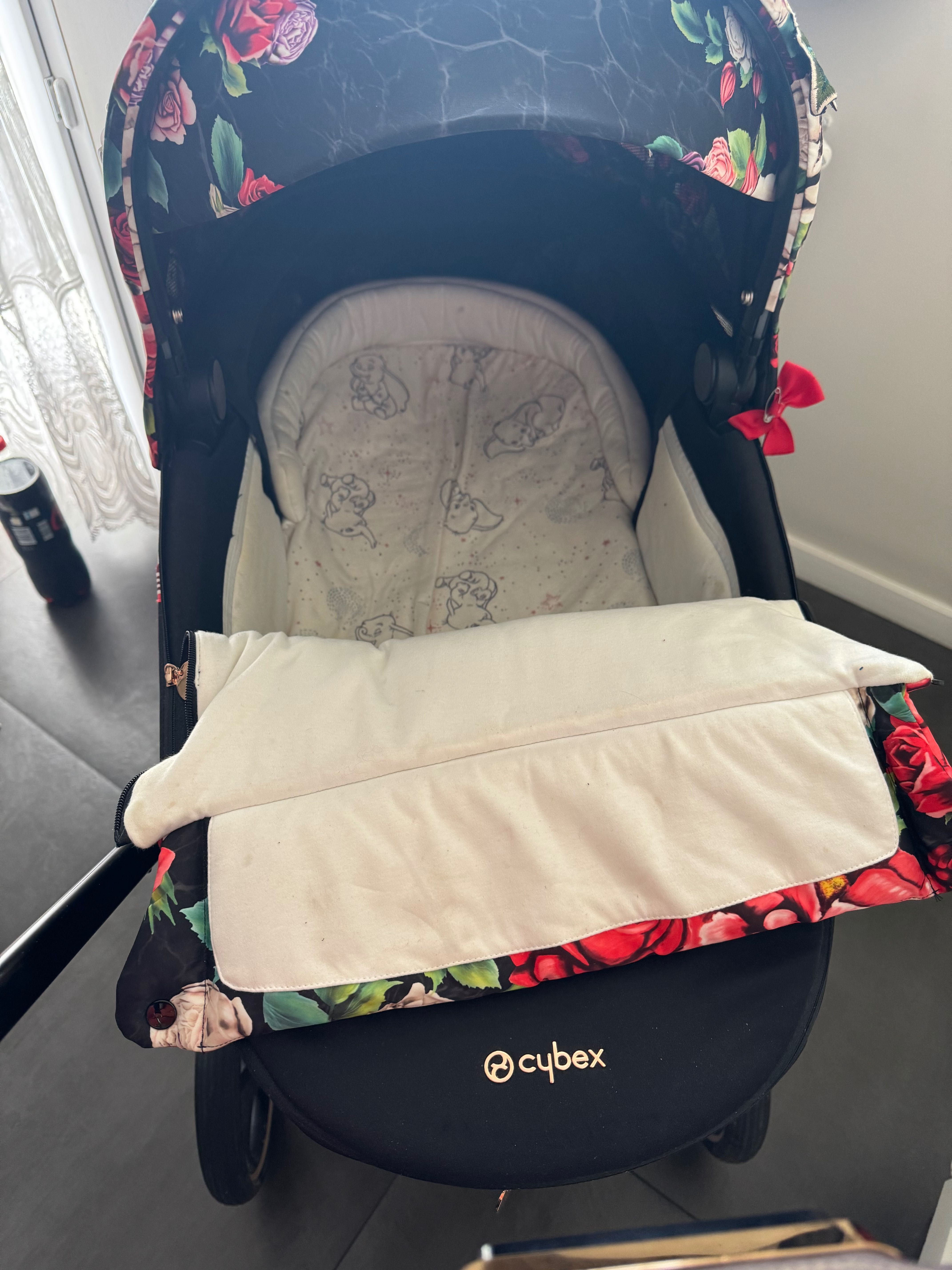 Sprzedam wózek cybex Priam spring bloosom czarny