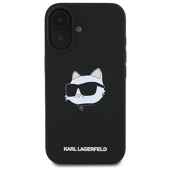 Etui Karl Lagerfeld Silicone Choupette Head Print MagSafe na iPhone 16