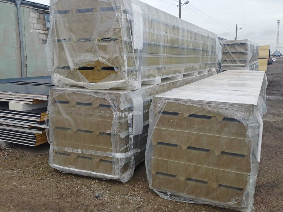 Płyta dachowa z wełną mineralną Od ręki, I gat. Dom, Hala, Garaż