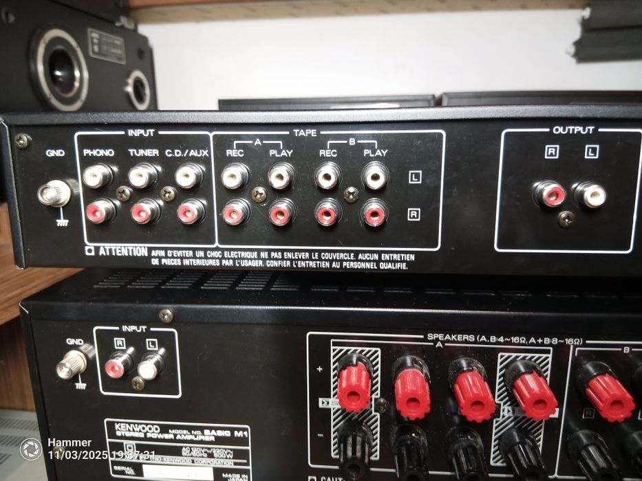 Kenwood Basic C1 M1 preamp+końcówka mocy