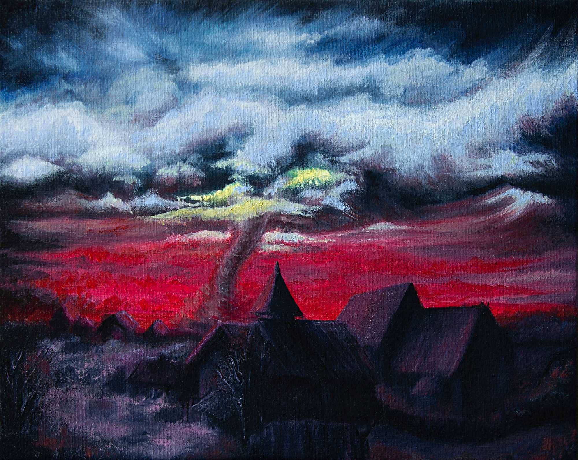 "Торнадо" картина маслом