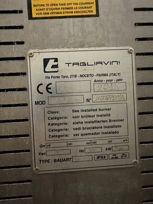 Piec TAGLIAVINI 2 komorowy +mieszadło do ciasta