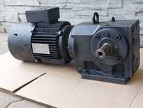 Motoreduktor kątowy 1.5kw 52obr z hamulcem.  Sew