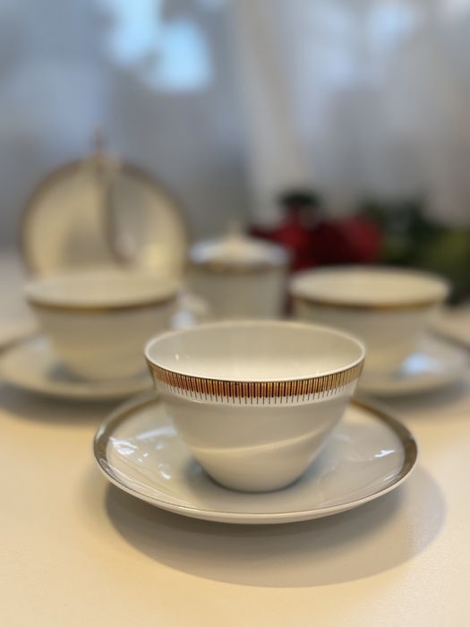 Rosenthal + Bavaria cервіз з золотом, чайні двійки, кавовий сервіз