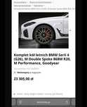 Komplet Kół letnich Bmw 4 G26 M Double Spoke 868M R20 M Performance