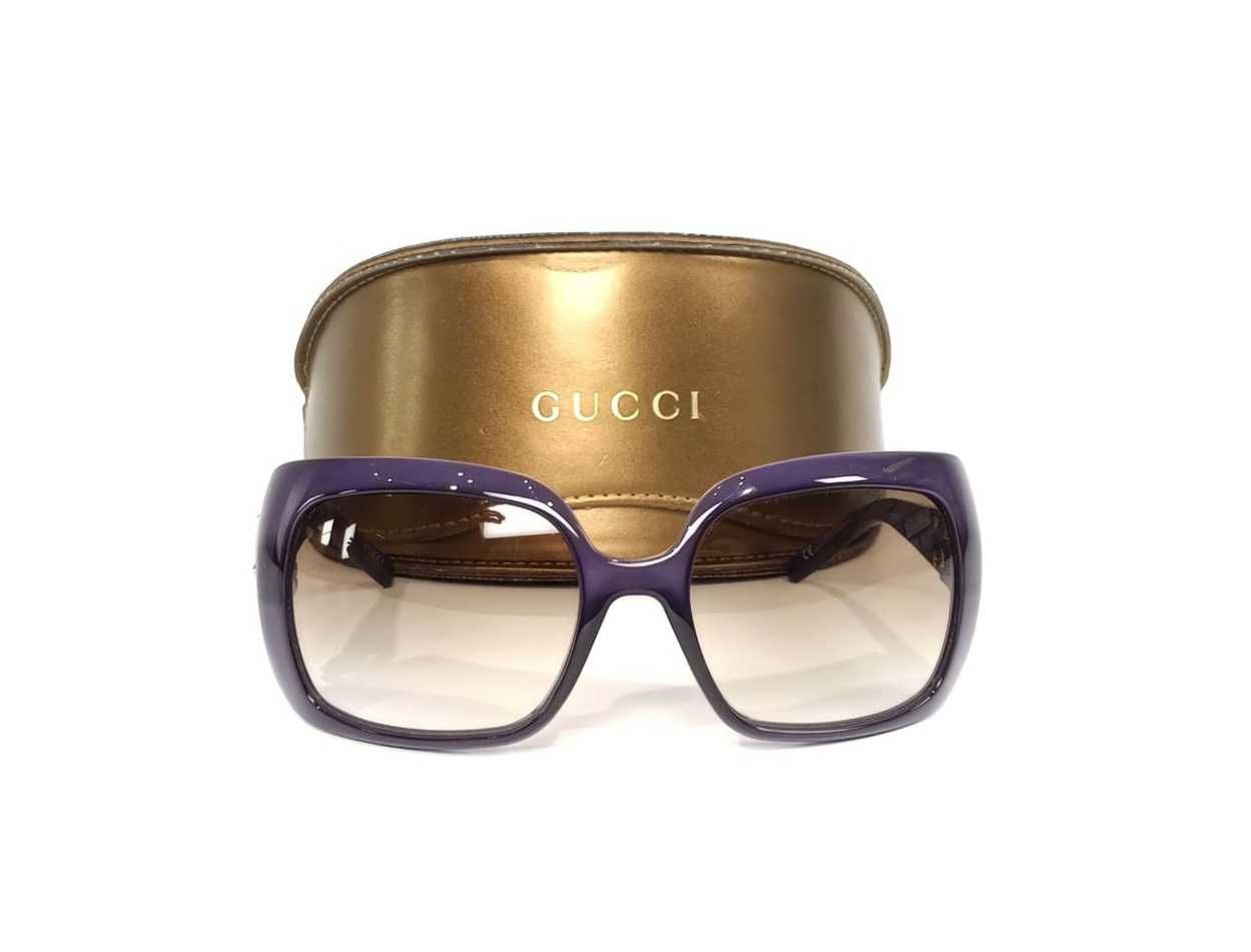 Женские солнцезащитные очки GUCCI Purple Frame Interlocking Оригинал