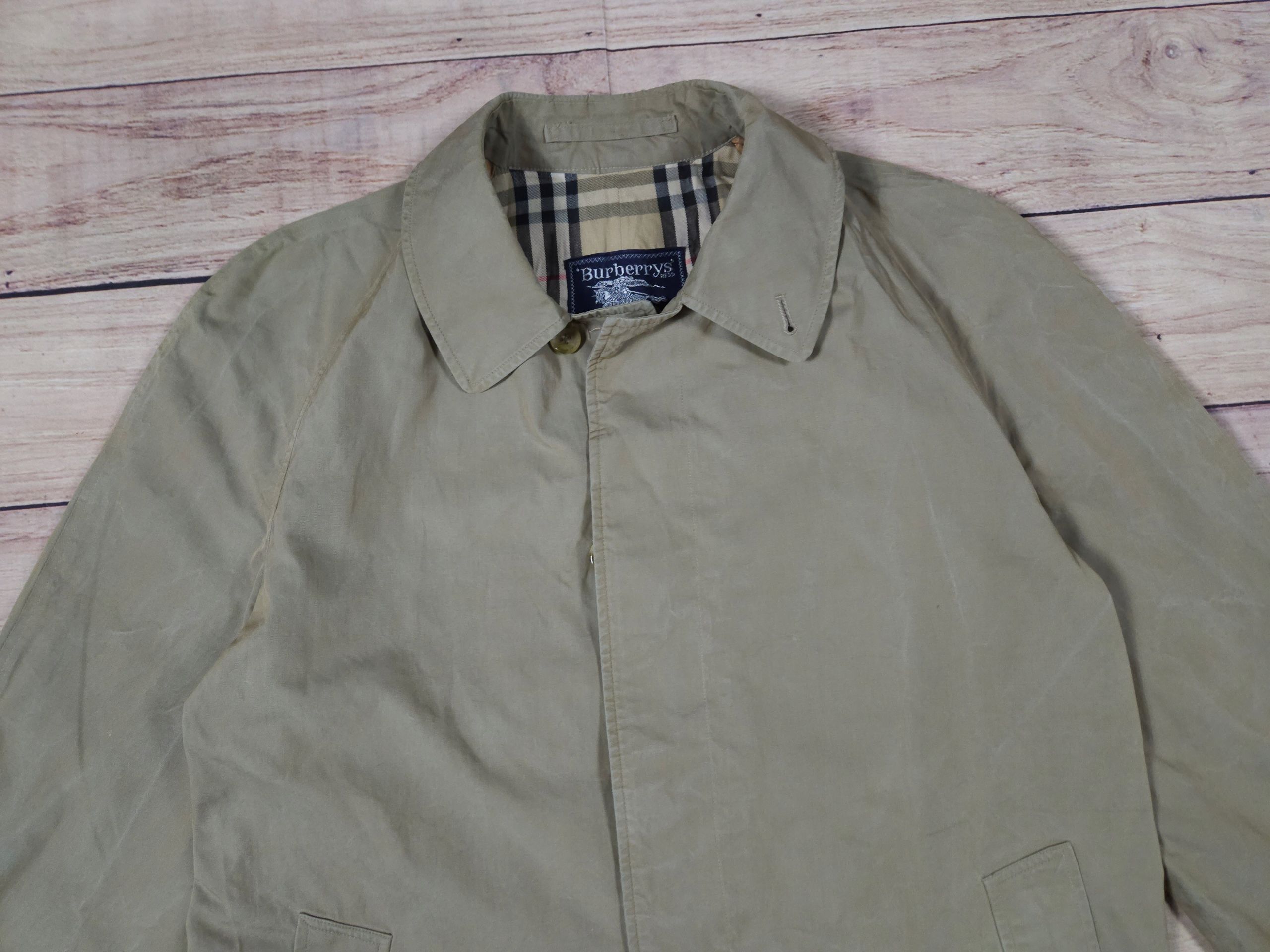 BURBERRY Płaszcz Klasyczny Męski Beżowy r. M