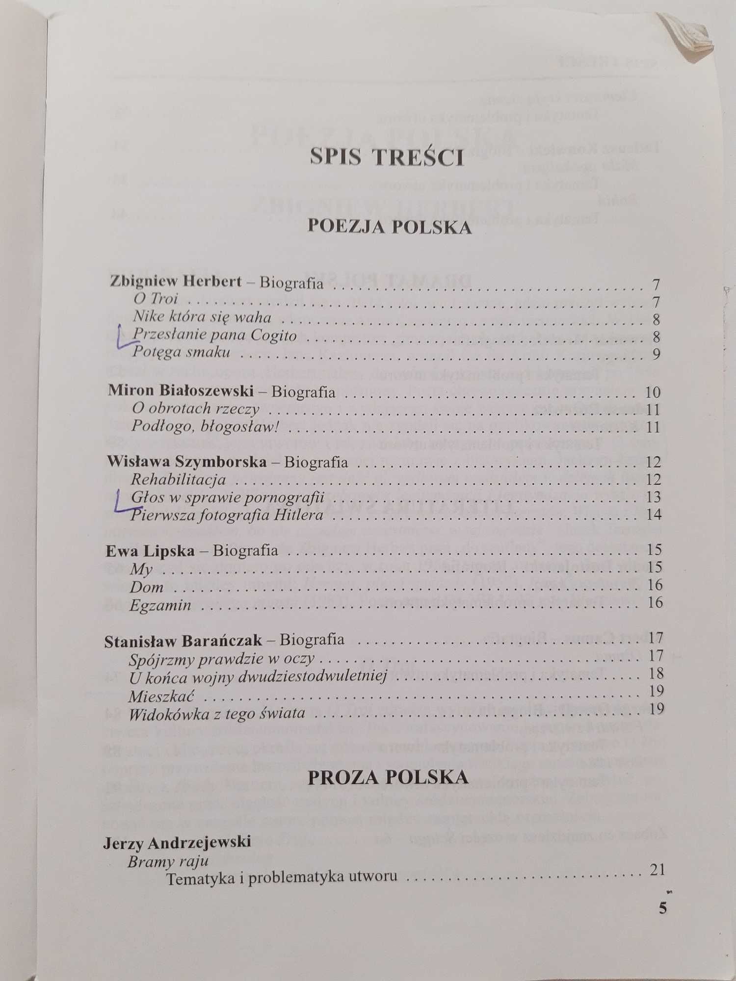 Ściąga cz. 6b - Polska literatura współczesna po 1956r.