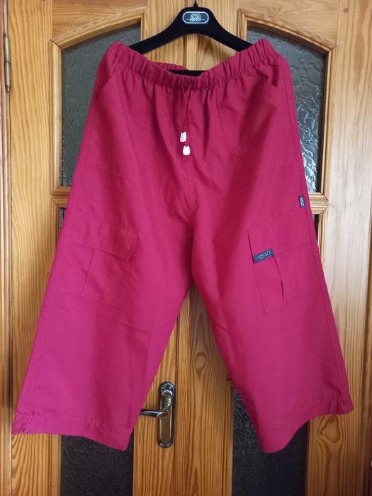 Штаны р.~50-52 летние женские красные шикарные