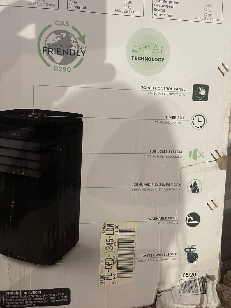 Przenośny klimatyzator 4-w-1 WiFi 9000 BTU z pompą ciepła