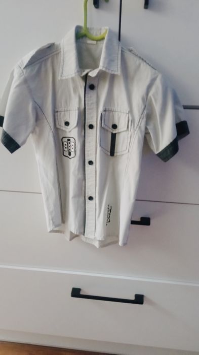 Wizytowa koszula chłopięca 122