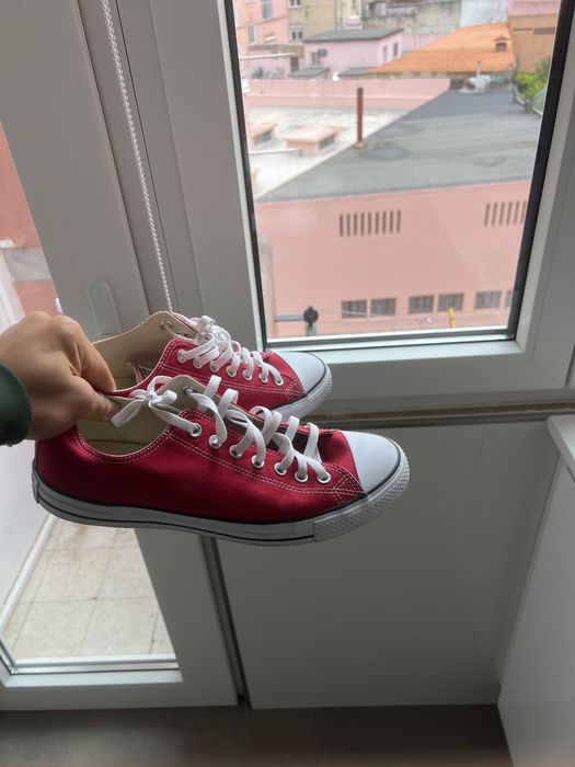 Converse vermelhos, 44,5