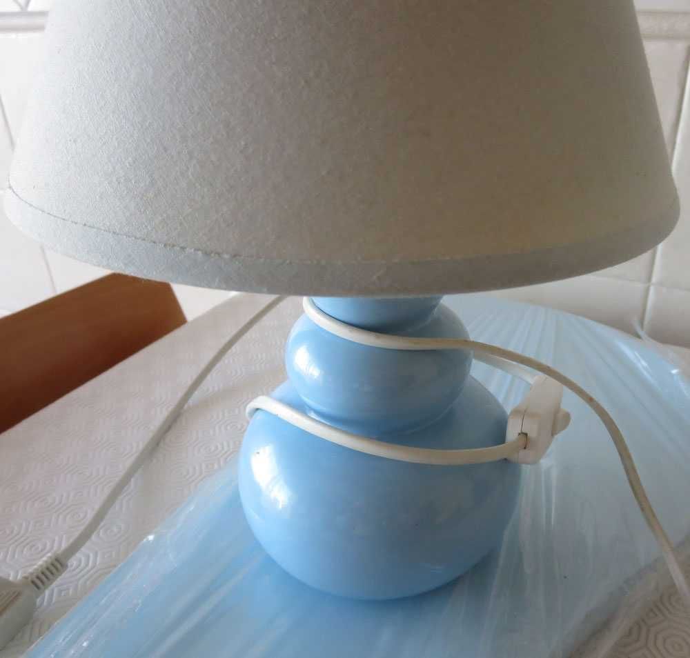 Candeeiro criança  ( azul bebé )