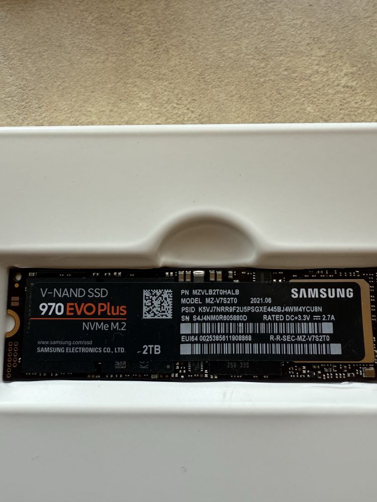 Samsung 970 EVO Plus SSD 2 TB - wewnętrzny dysk półprzewodnikowy
