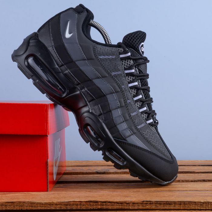 ‼️НОВИНКА‼️41-45 Nike Air Max 95 total black кросівки кроссовки кеди