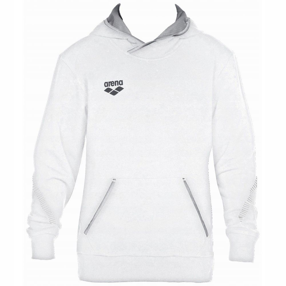 Arena Bluza Junior Hoodie Youth Biała Wzrost 140