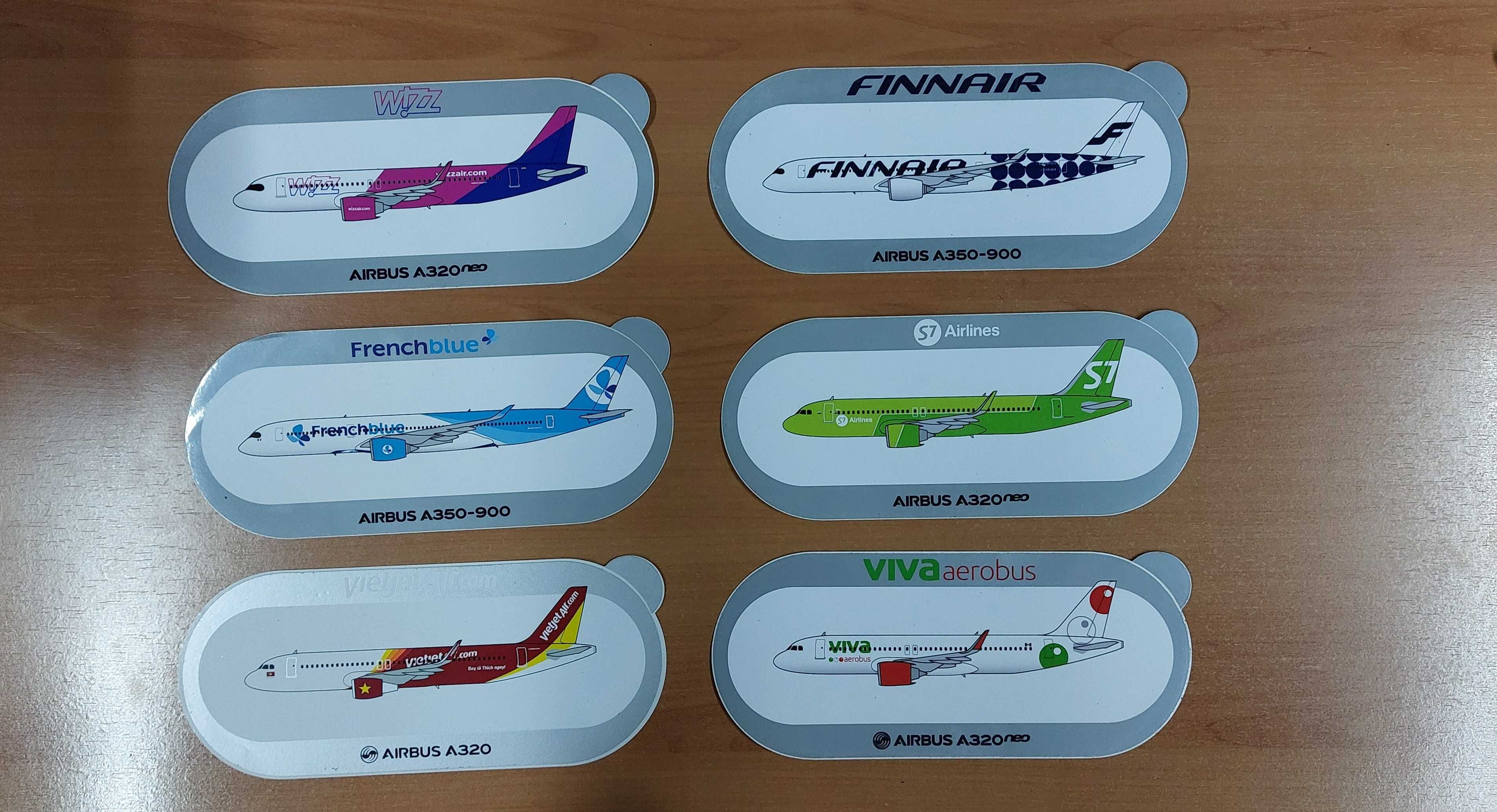 Lotes Autocolantes Boeing Airbus 01 (Varias fotos)