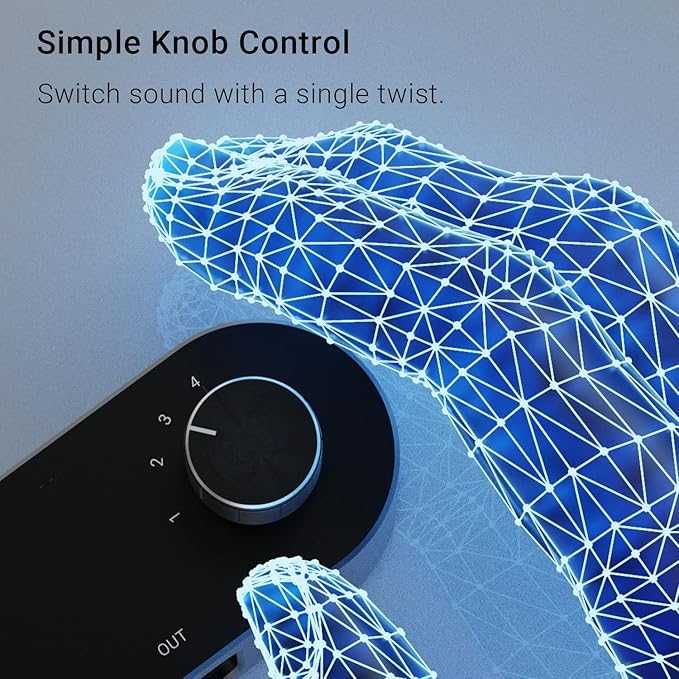 Cubilux dwukierunkowy przełącznik audio 3,5 mm