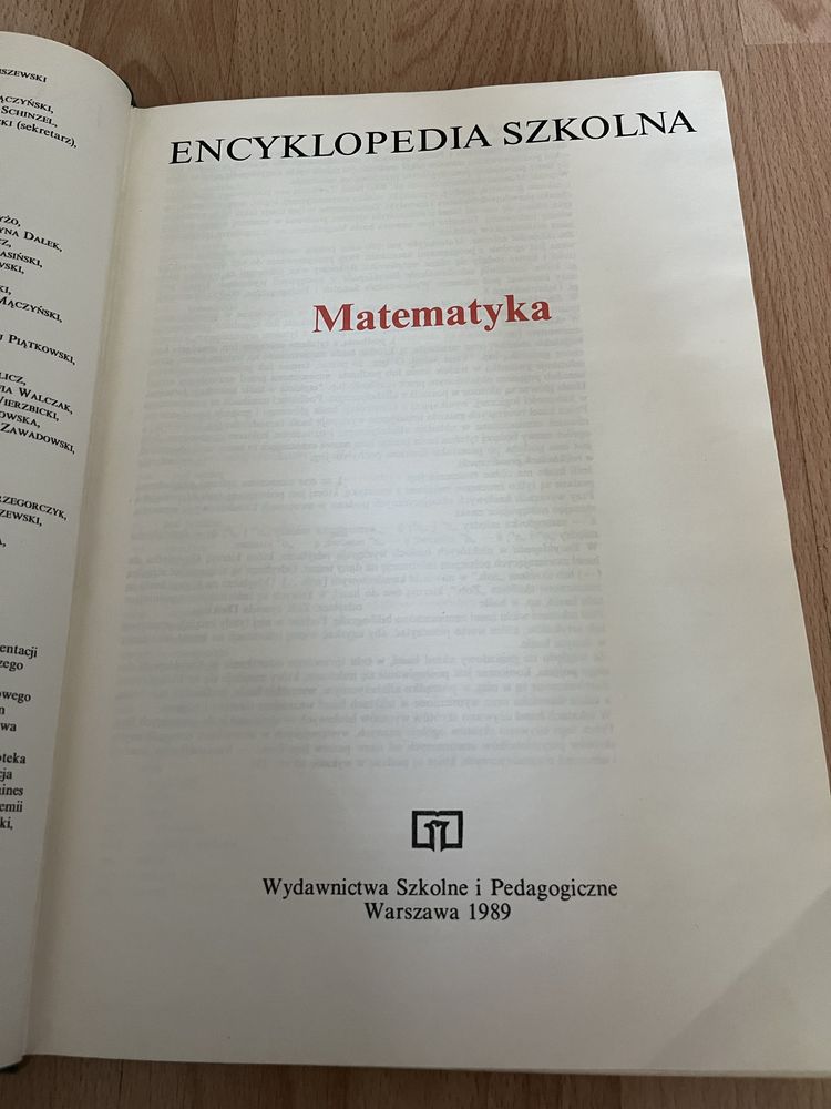 Encyklopedia szkolna Matematyka WSiP