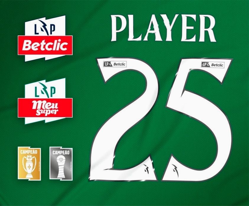 Nomes, Números e Patch da Liga Betclic