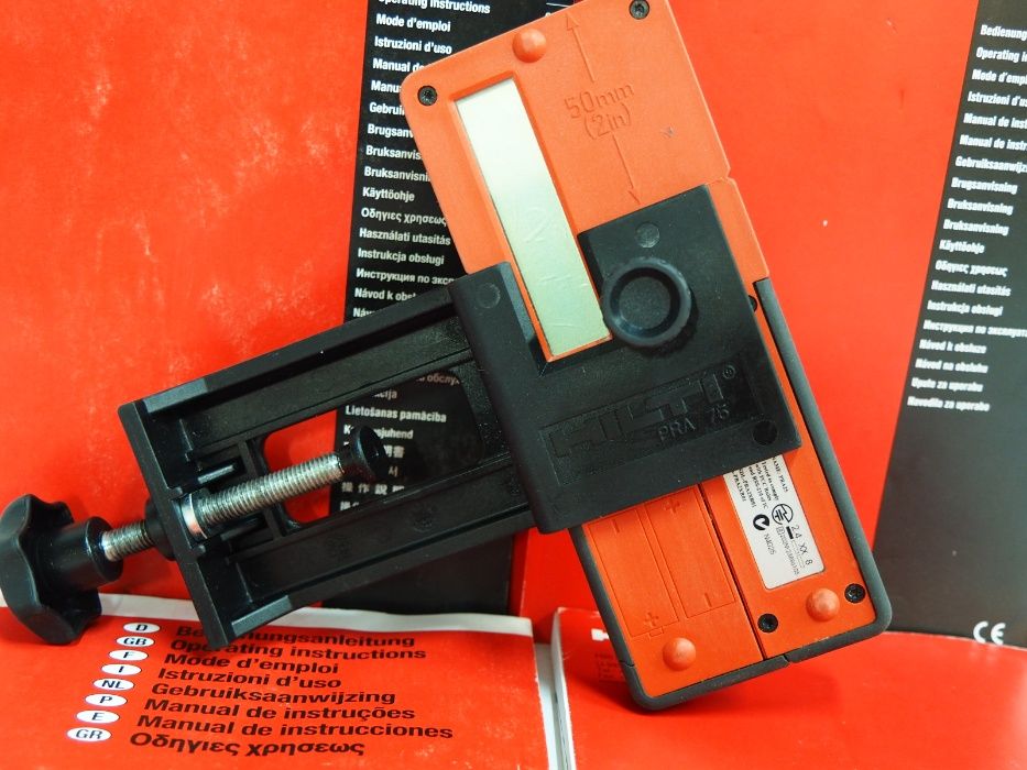 HILTI PRA 75 uchwyt detektor czujnik PR-20,25,26 PRA laser