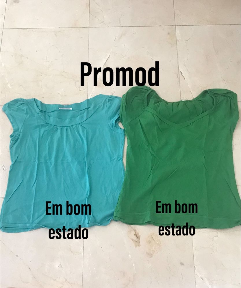 T-shirts de várias marcas tam L