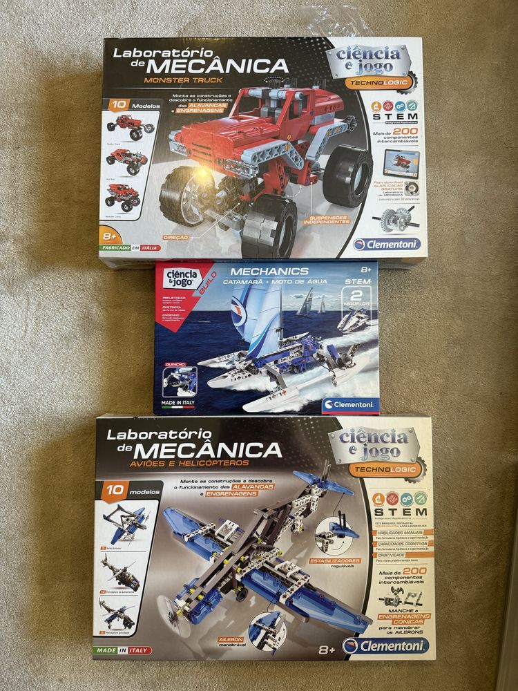 Pack Legos + Laboratória de mecânica (selados)