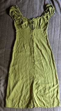 Нова  міді сукня Primark льон віскоза М/Л