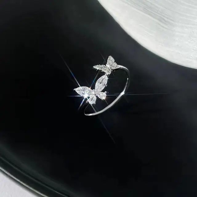 Каблучка метелики біжутерія