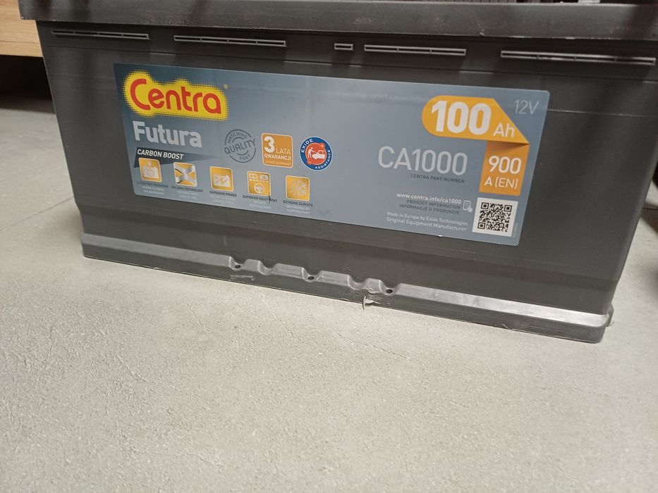 Akumulator centra futura 100ah 900a