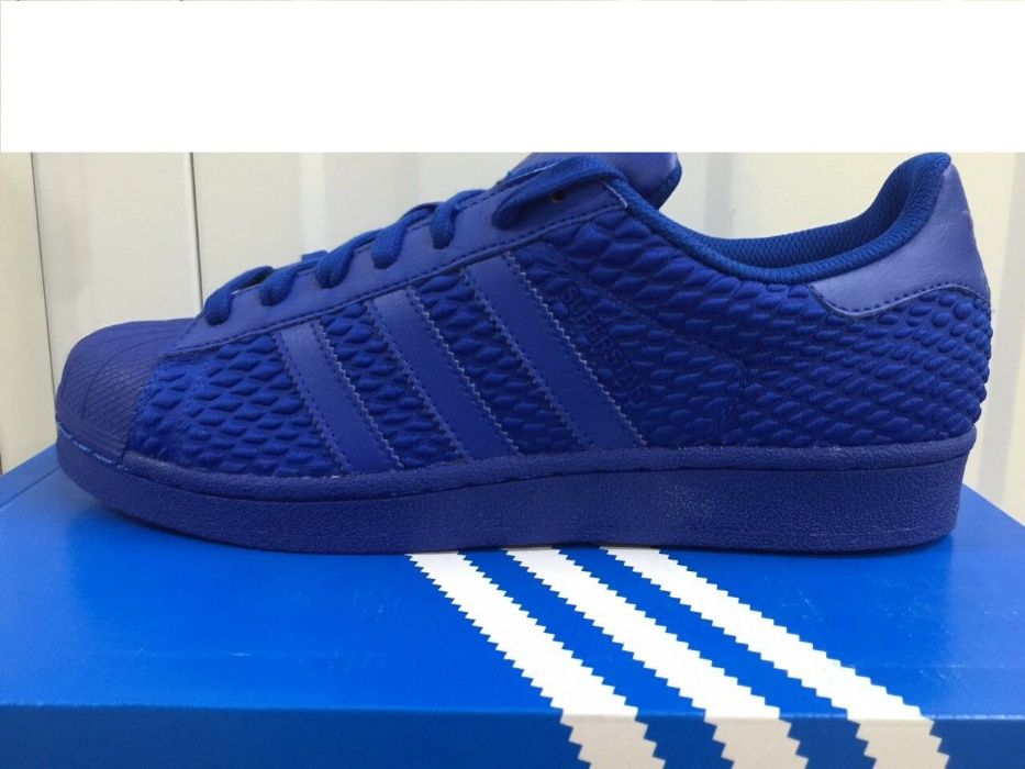 NIEBIESKIE Adidas superstar ROYAL BLUE ! NOWE  r.  43  - 27.5cm