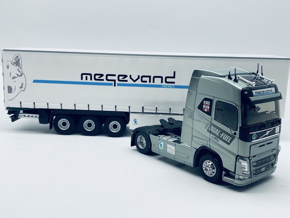 Eligor. 1/43. Volvo FH4 Globetrotter.Полуприцеп.Штора. Фура.