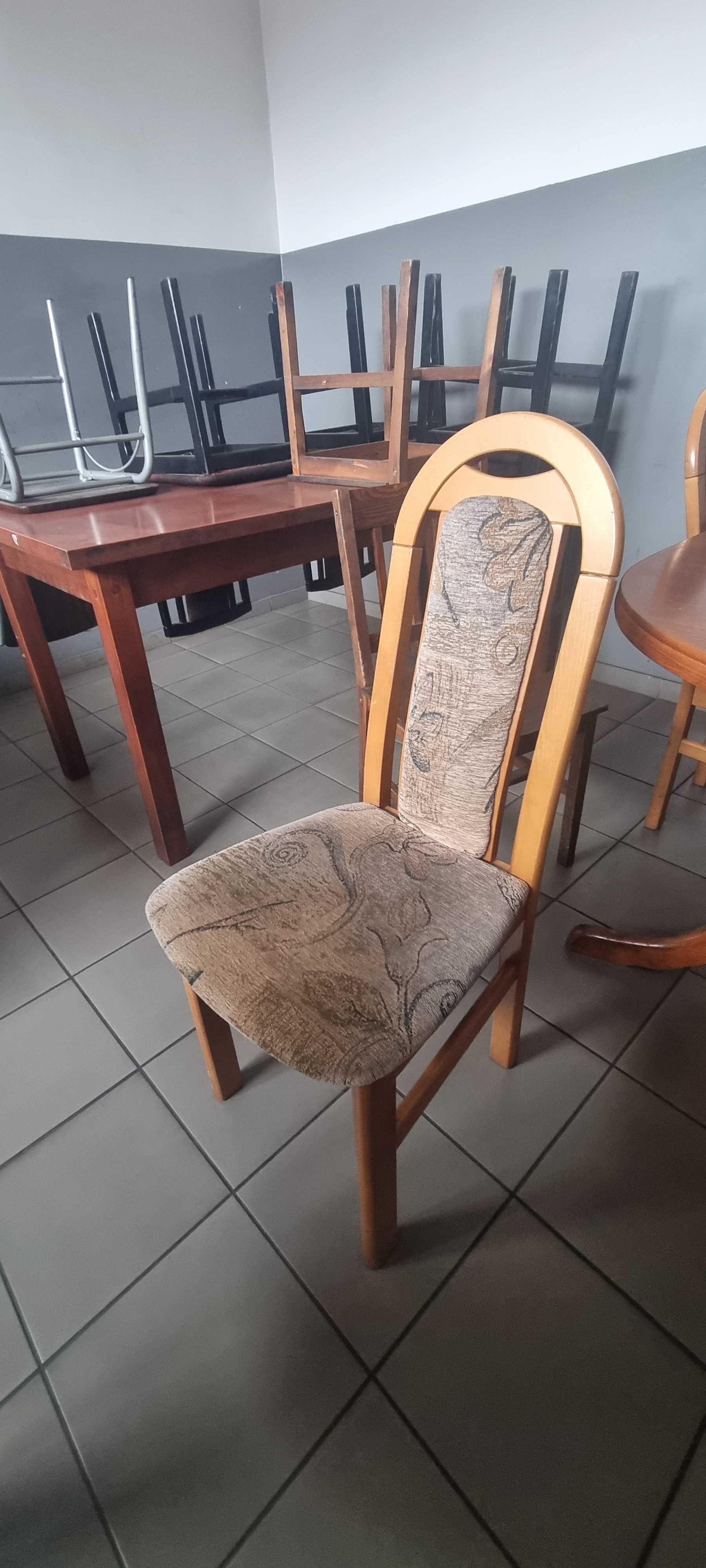 Krzesła stoły różne duża ilość