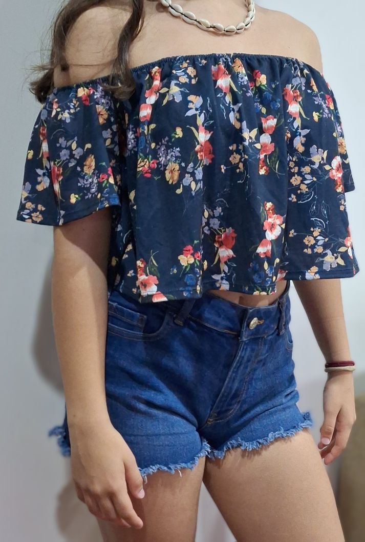 TOP Curtos Bershka XS