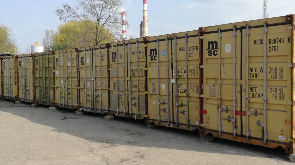 magazyn self storage, schowek samoobsługowy kontener magazynowy morski
