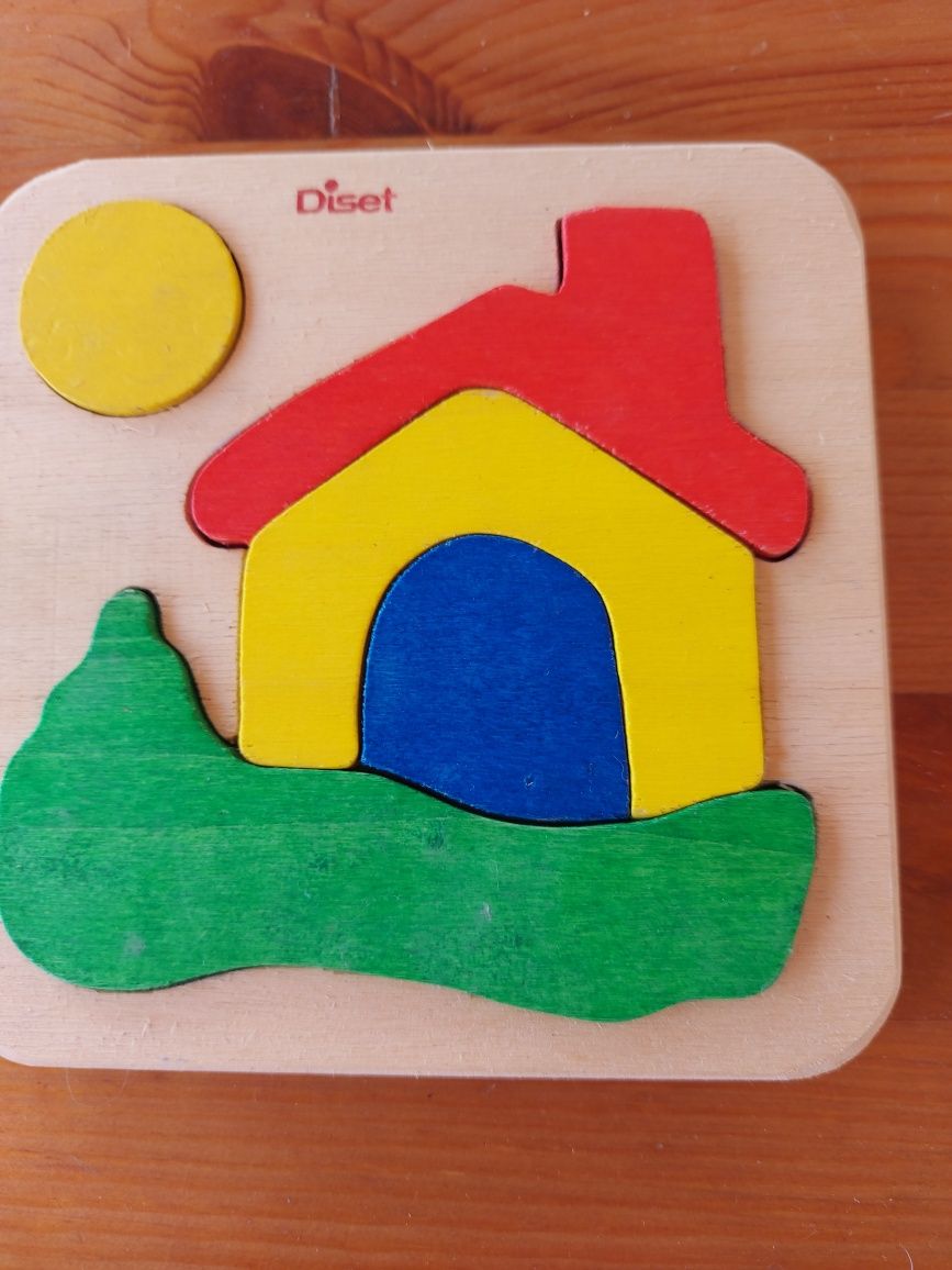 2 Puzzles de Madeira da Diset - 2 aos 4 anos.