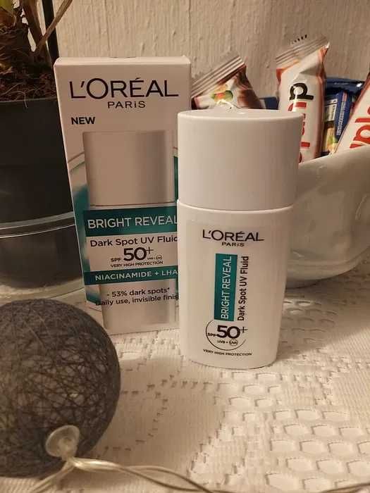 Loreal bright reveal dark spot UV fluid 50+