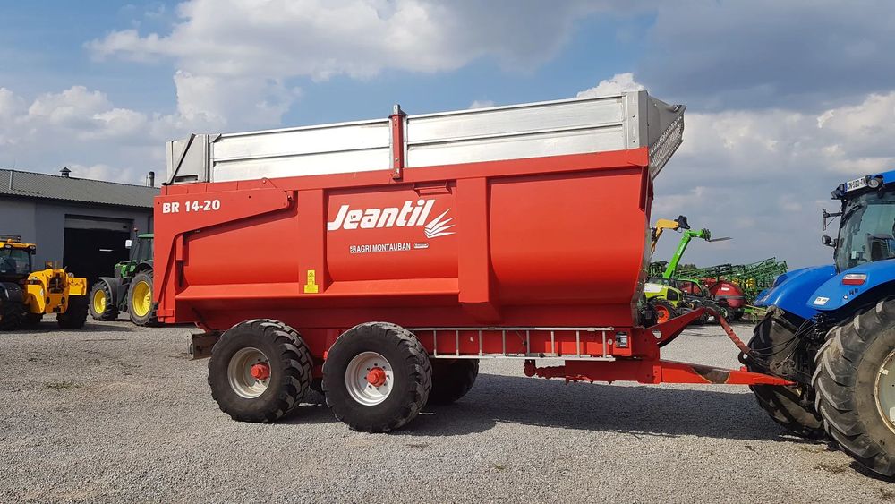 Jeantil BR 14-20 2018R  Duża Mocna przemysłowa Przyczepa Rolnicza, 20m3, 14 ton !!!
