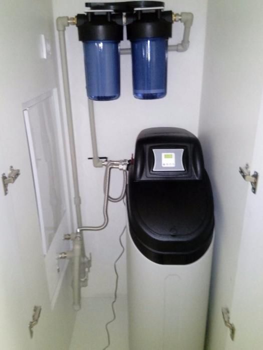 Монтаж систем водоочистки для частных домов EcoSoft, Waterboss, BWT,F1