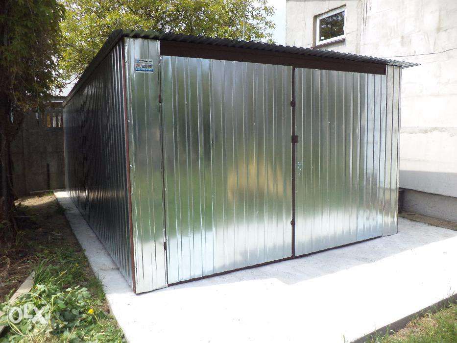 Garaż blaszany 3x5 Blaszak WZMOCNIONY Garaże blaszane Dostawa Montaż