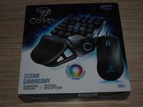 Zestaw gamingowy COBRA DK02 Mysz + Klawiatura 4w1 do ps4/ps5 nowa!!!