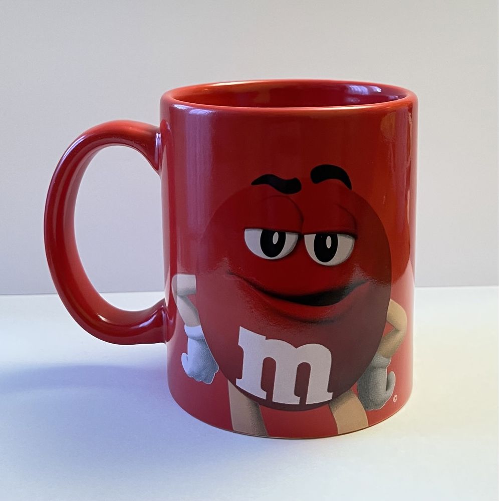 Kubek kolekcjonerski ceramiczny m&m’s czerwony