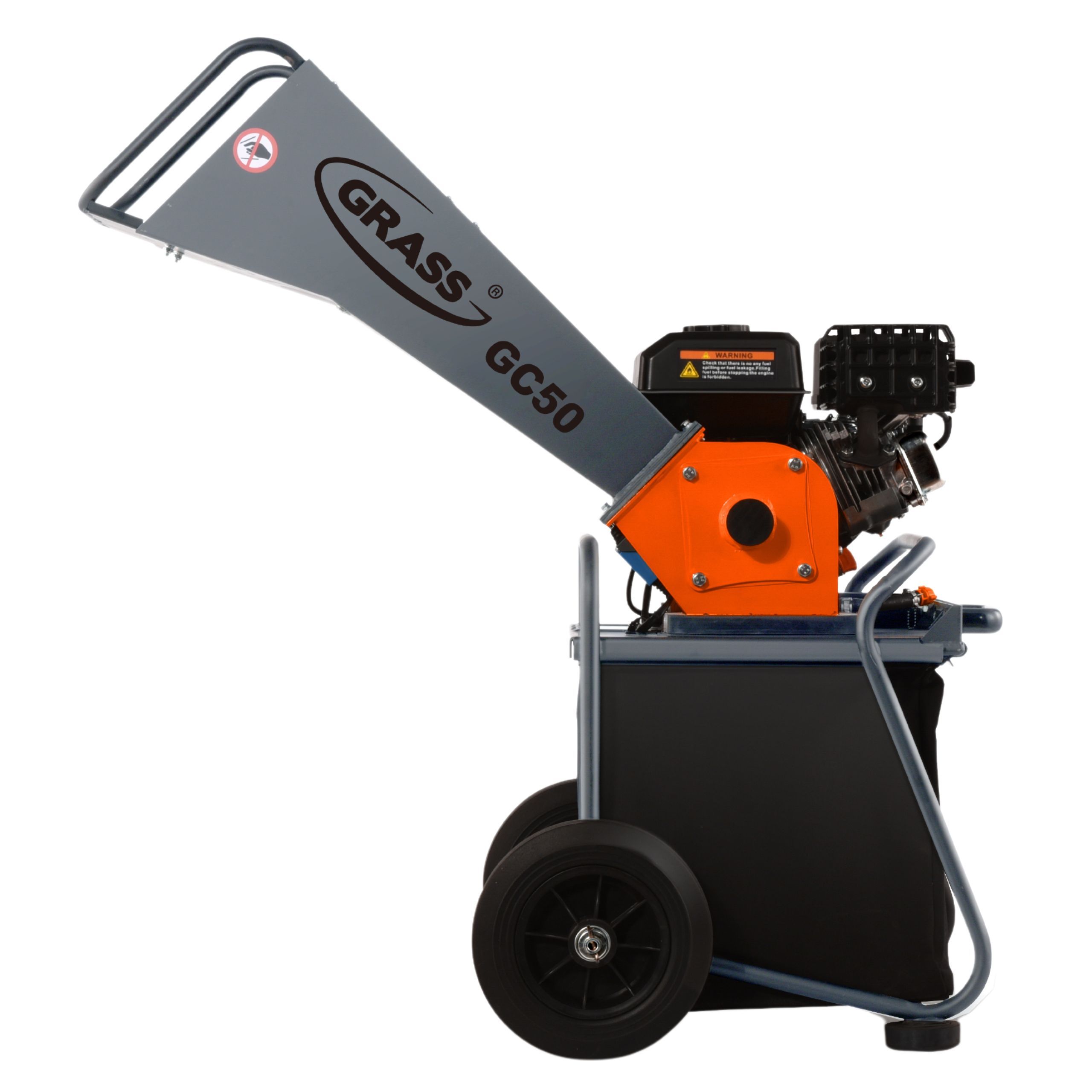 Rozdrabniacz do gałęzi GRASS GC50 Loncin 196cm3 4,1Kw do 3,5cm bębnowy