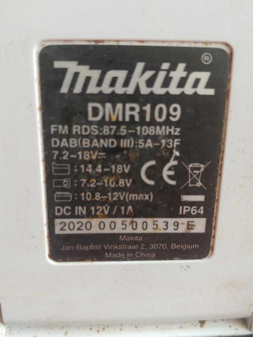 Radio budowlane makita dmr109