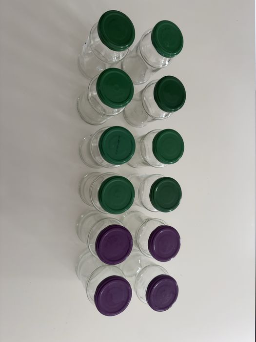 Zestaw 22 x słoik 0.33L 330ml