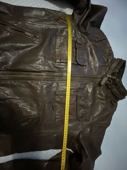 Kurtka skórzana męska Massimo Dutti