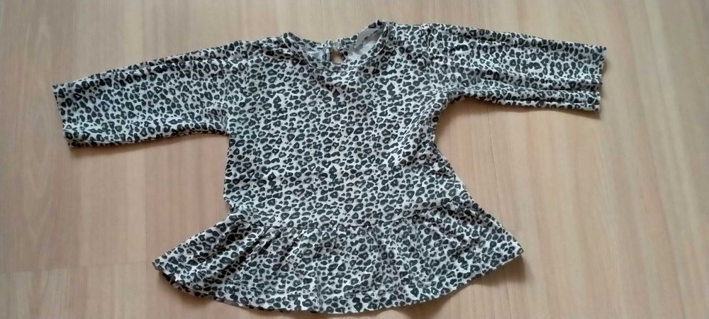 Bluzki bawełniane,  długi rękaw 8szt, rozmiar 80, stan bardzo dobry+